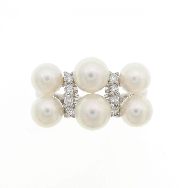 Nhẫn ngọc trai Akoya K18WG 667414