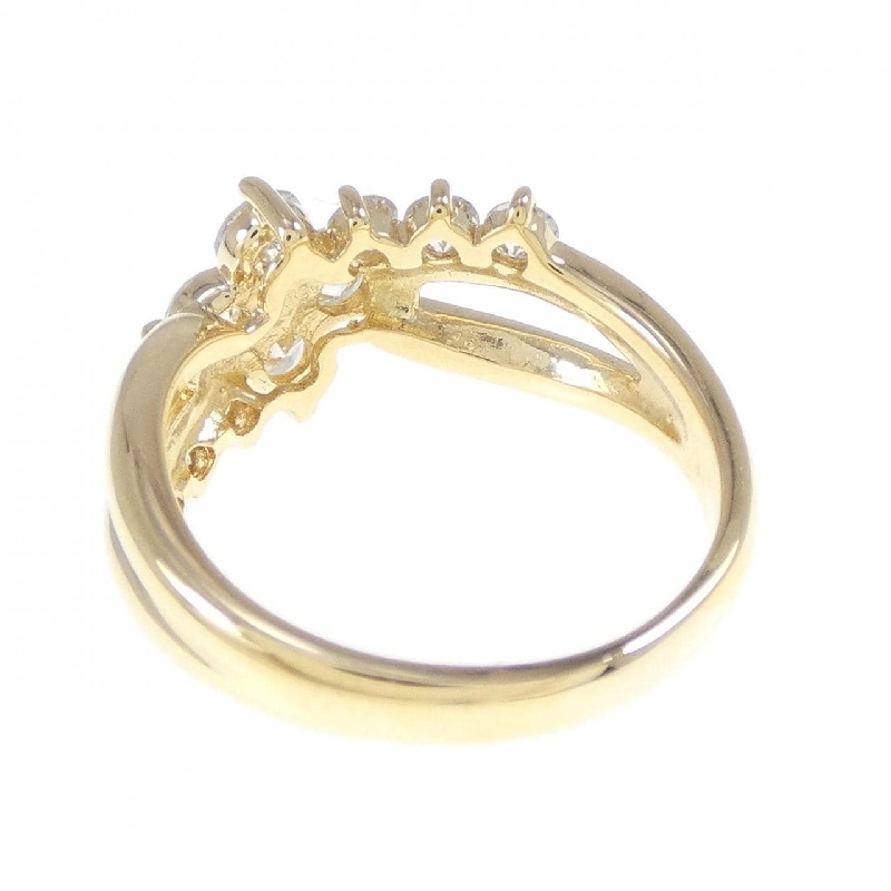 Nhẫn kim cương hoa K18YG 0.75CT 669239