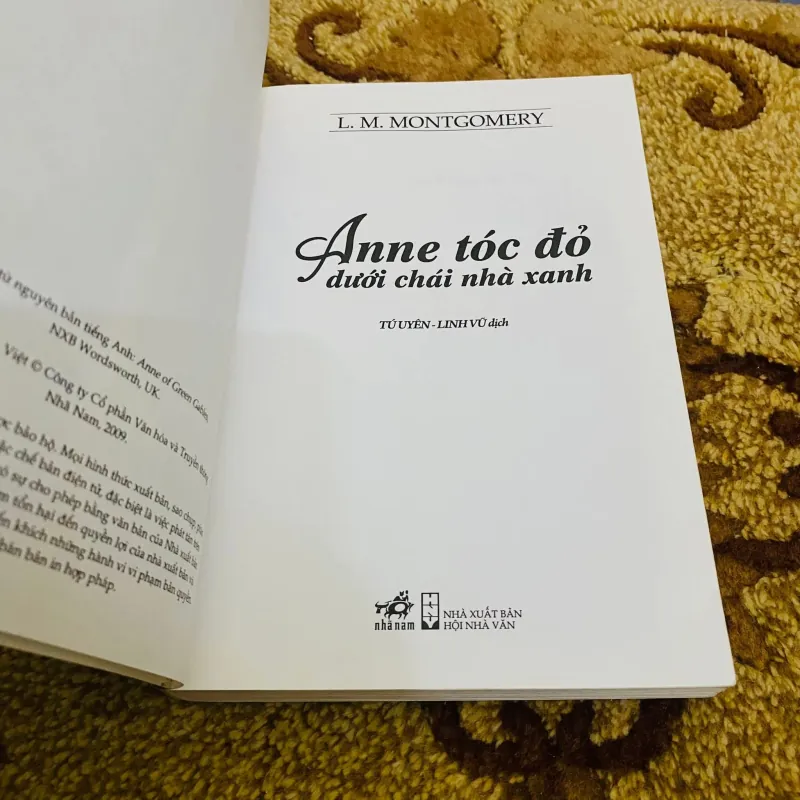 Anne tóc đỏ dưới chái nhà xanh -  L.M. Montgomery#HATRA 1005441