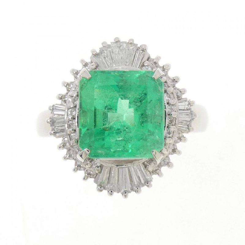 Nhẫn Emerald PT900 3.23CT - Hàng hiệu Chính hãng 848841