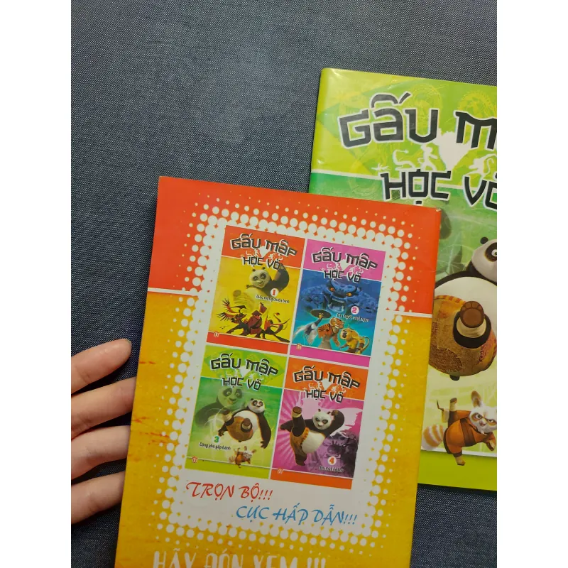 3 CUỐN TRUYỆN TRANH KUNGFU PANDA - GẤU MẬP HỌC VÕ - TẬP 1, 2, 3 931725