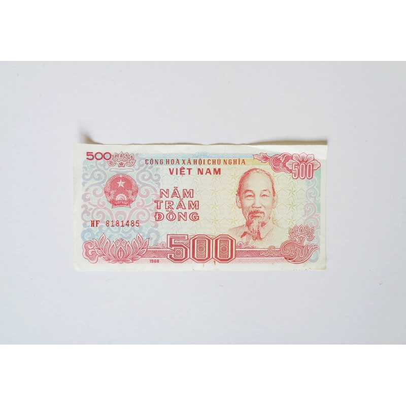 Tờ tiền 500 đồng xưa (HF 8181485) 370800