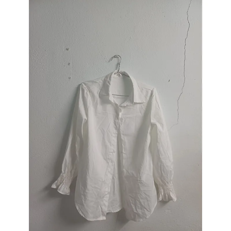 ÁO SƠ MI NỮ KIỂU NHÚN TAY  764225