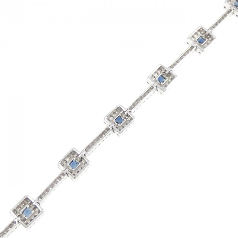 K18WG Sapphire Bracelet 1.34CT - Hàng hiệu Authentic 873752