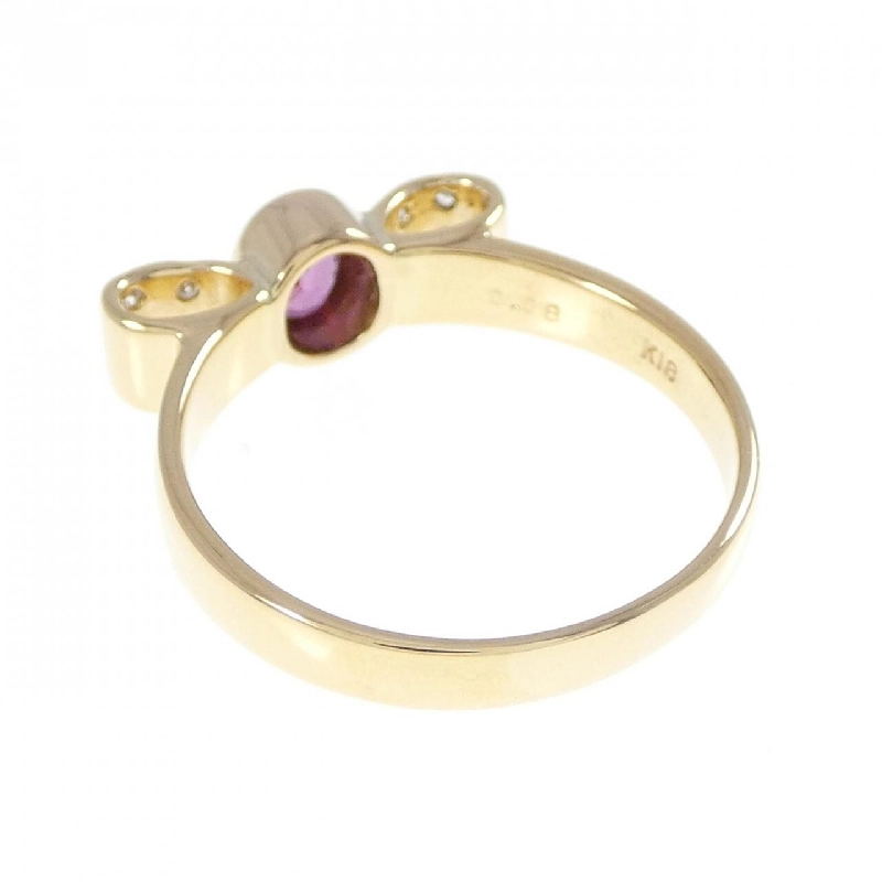 Nhẫn Ruby Ruy-băng K18YG - Hàng hiệu Chính hãng 851530