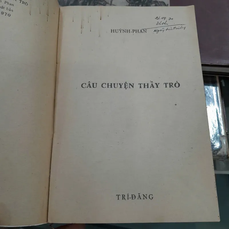 CÂU CHUYỆN THẦY TRÒ - HUỲNH PHAN 703743