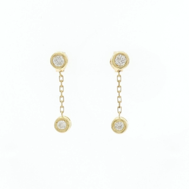 K18YG Bông tai kim cương 0.30CT - Hàng hiệu Chính hãng 870876