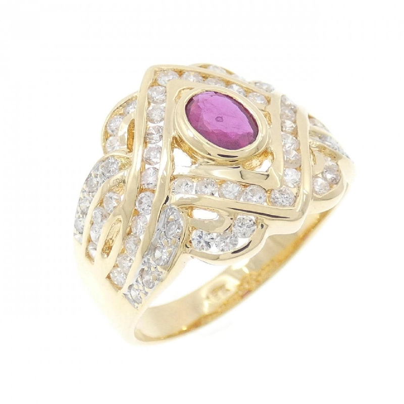 Nhẫn Ruby 18KYG - Hàng hiệu Authentic 846899