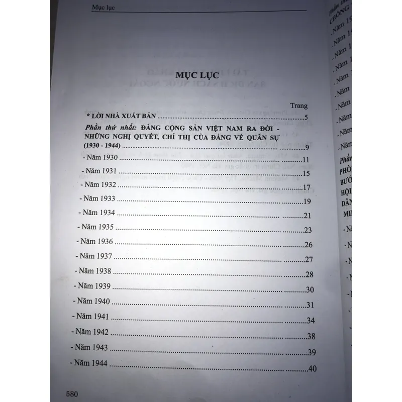 Biên niên sự kiện Đảng lãnh đạo Quân sự và Quốc phòng trong CMVN 1930-2000 708152