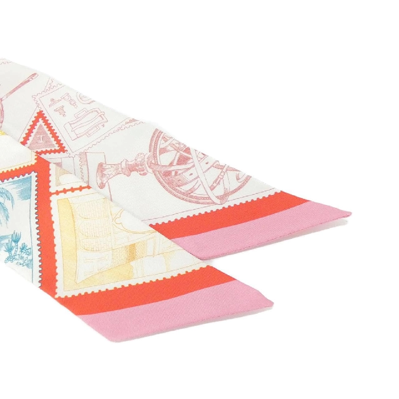 【Sản phẩm chưa sử dụng】Hermès LA PHILATELISTE DU FAUBOURG Twilly 064205S khăn quàng 624234