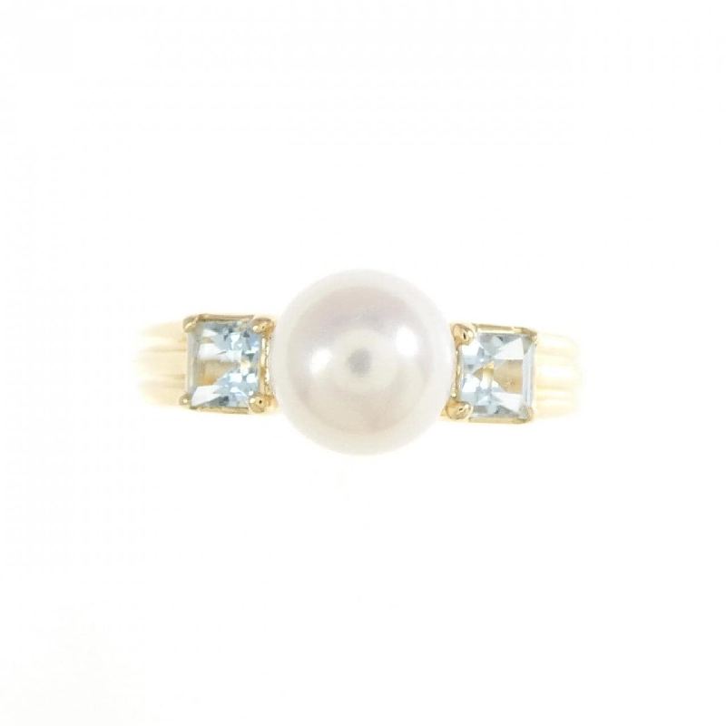 Nhẫn ngọc trai Akoya K18YG 6.5mm 670077