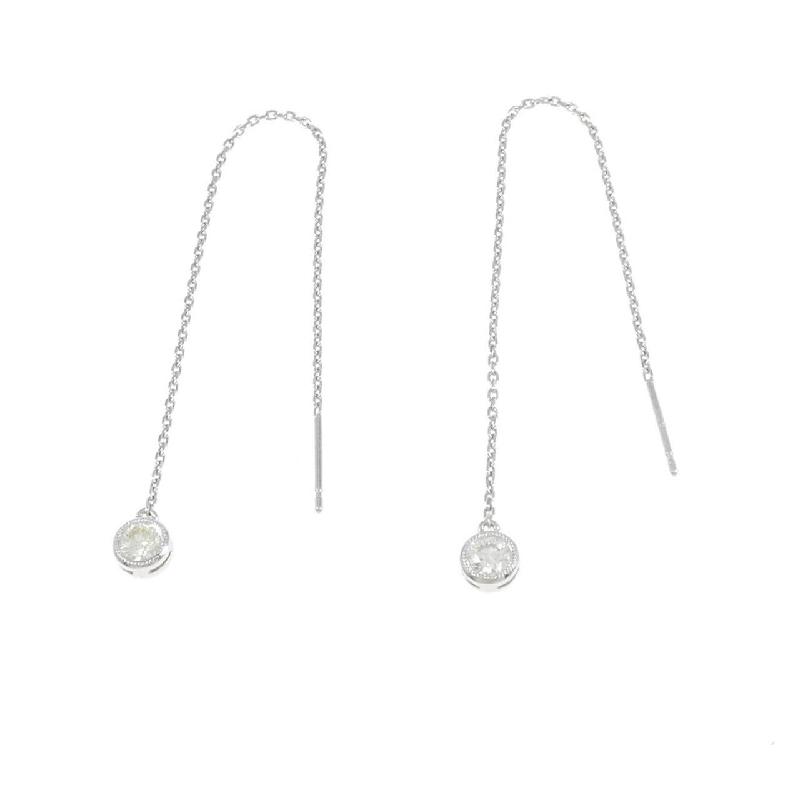 K18WG Bông tai kim cương 0.42CT - Hàng hiệu Chính hãng 870110