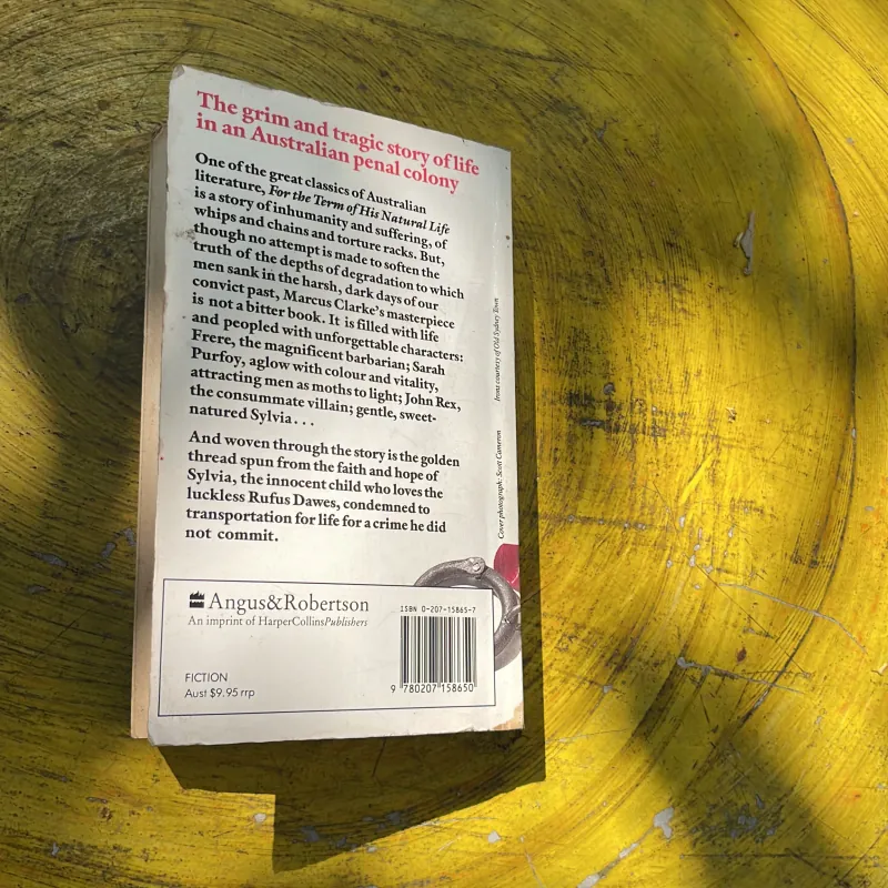 FOR THE TERM OF HIS NATURAL LIFE- MARCUS CLARKE 763408