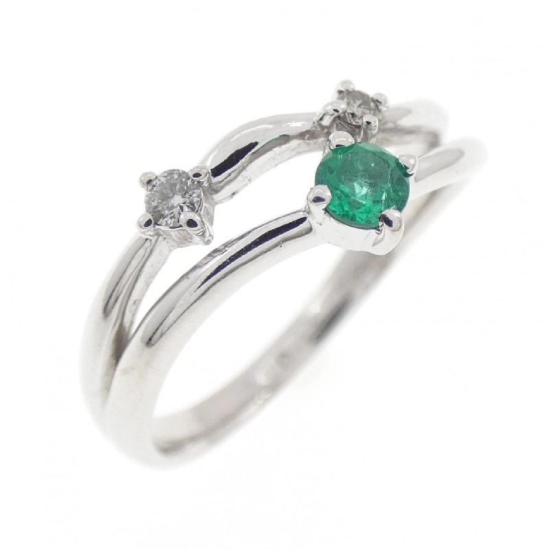 Nhẫn Emerald K18WG 0.11CT - Hàng hiệu Chính hãng 852294