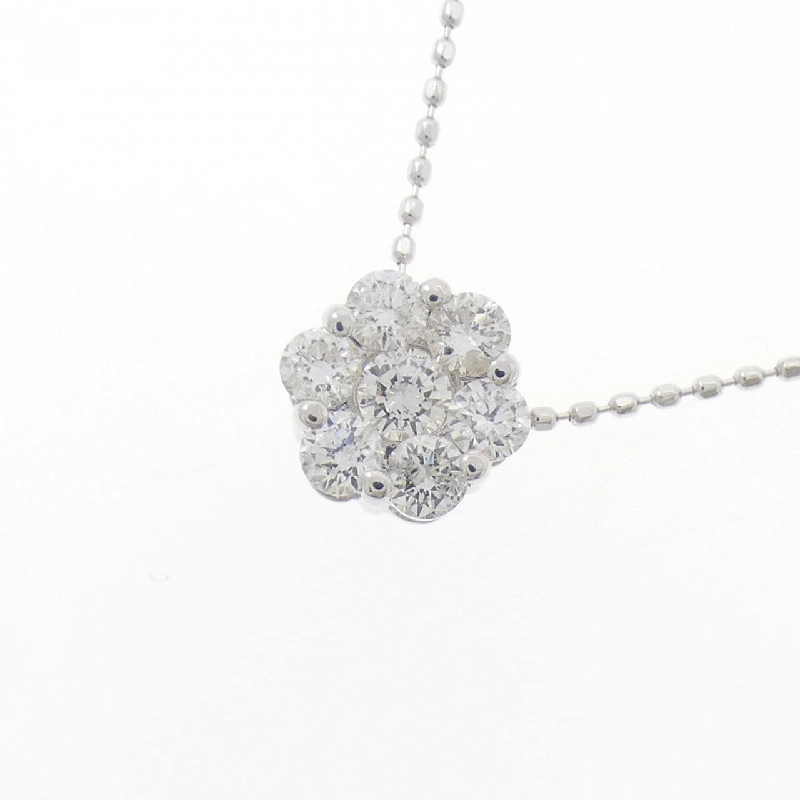 K18WG Hoa Kim Cương Dây Chuyền 0.50CT - Hàng hiệu Chính hãng 859335