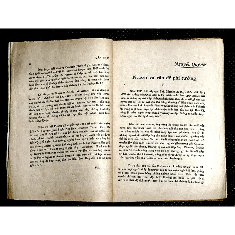 PICASSO- Tạp chí Văn Học miền Nam VN trước 1975 1008565