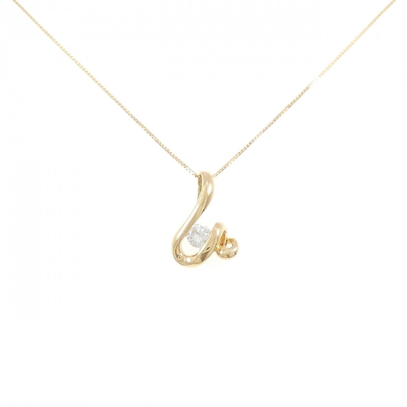 K18YG Dây chuyền kim cương 0.34CT - Hàng hiệu Chính hãng 862889