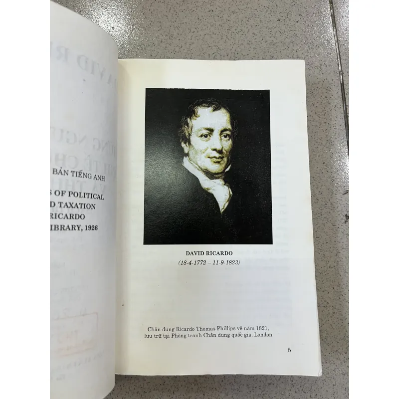 NHỮNG NGUYÊN LÝ CỦA KINH TẾ CHÍNH TRỊ HỌC VÀ THUẾ KHOÁ - DAVID RICARDO 753306