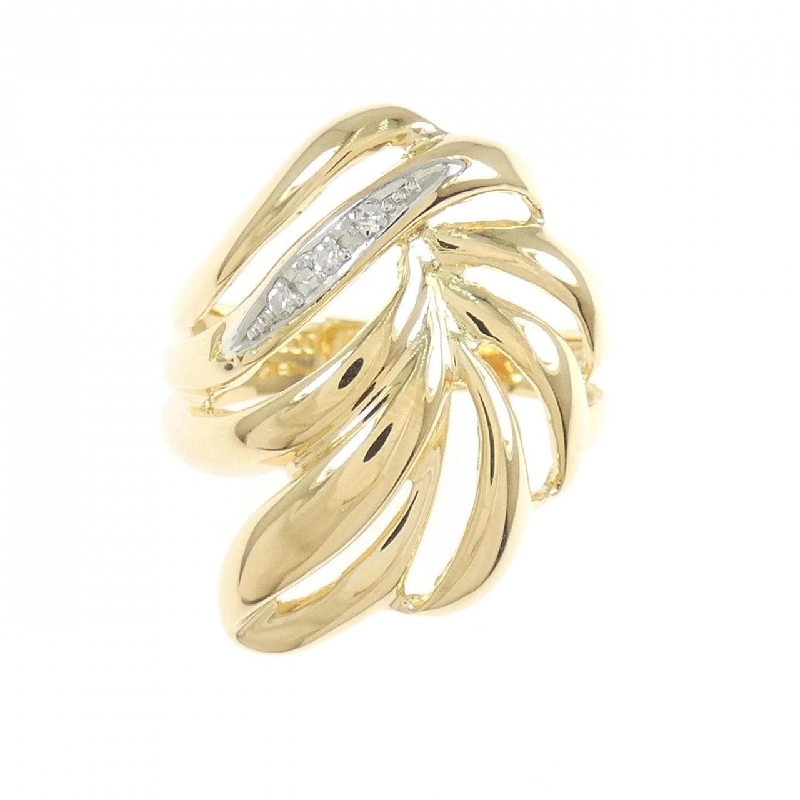 Nhẫn kim cương K18YG/PT900 - Hàng hiệu Authentic 854627