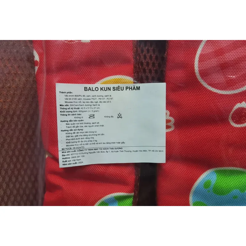 Balo cặp Kun siêu phàm chống gù - KM sữa Kun  1000891