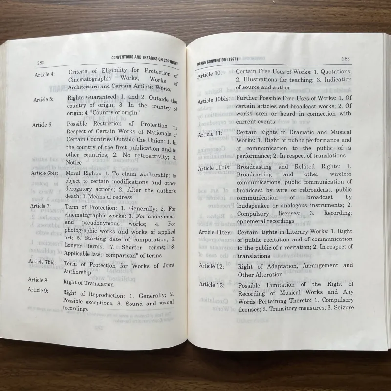 Các công ước và hiệp ước quốc tế về quyền tác giả (Conventions and treaties on copyright) 961489