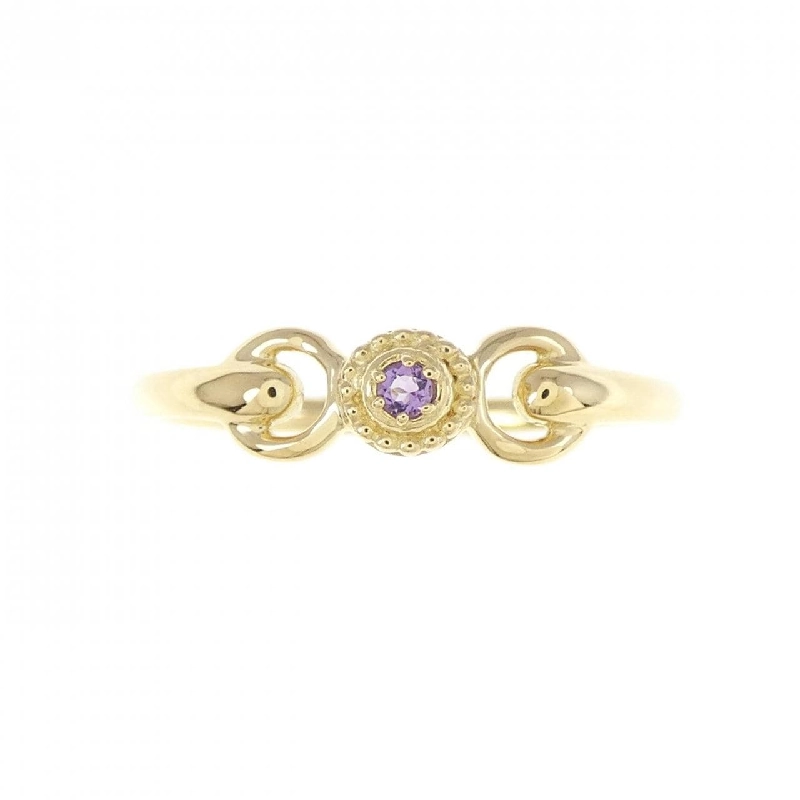 Nhẫn Amethyst K18YG - Hàng hiệu Authentic 856647
