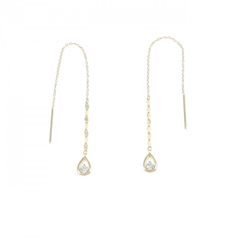 K18YG Bông tai kim cương - Hàng hiệu Chính hãng 875501