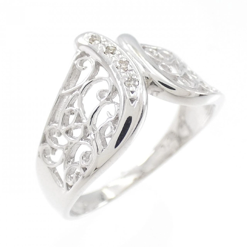 Nhẫn kim cương K18WG 0.03CT - Hàng hiệu Authentic 855100