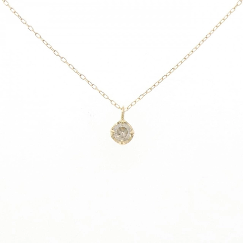 K18YG Solitaire Dây chuyền kim cương 0.15CT - Hàng hiệu Chính hãng 846741