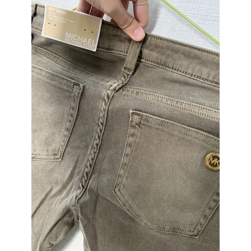 Quần skinny xanh rêu MK 792094