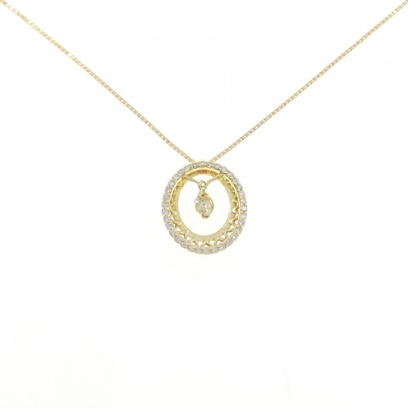 K18YG Dây chuyền kim cương 0.18CT - Hàng hiệu Chính hãng 856592