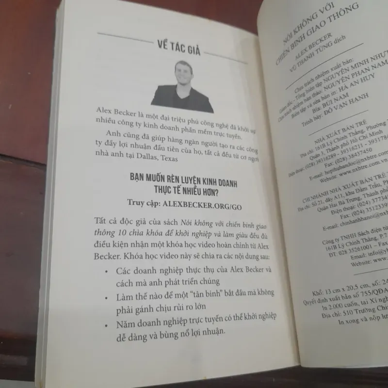 Alex Becker - NÓI KHÔNG VỚI CHIẾN BINH GIAO THÔNG, 10 chìa khóa khởi nghiệp 756217