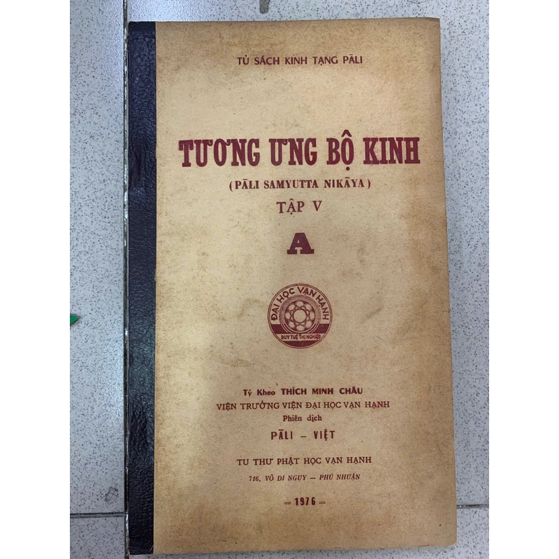 TƯƠNG ƯNG BỘ KINH (PALI SAMYUTTA NIKAYA) - THÍCH MINH CHÂU 529984