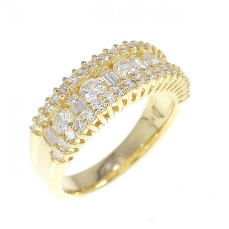 Nhẫn kim cương K18YG 1.09CT 667742