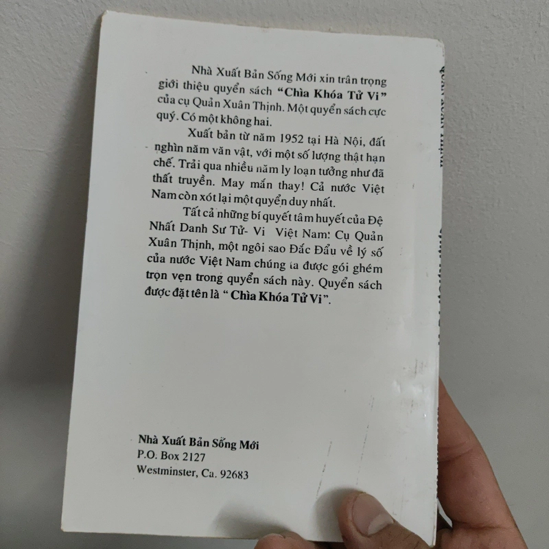 Chìa Khoá Tử Vi - Quản Xuân Thịnh 503703