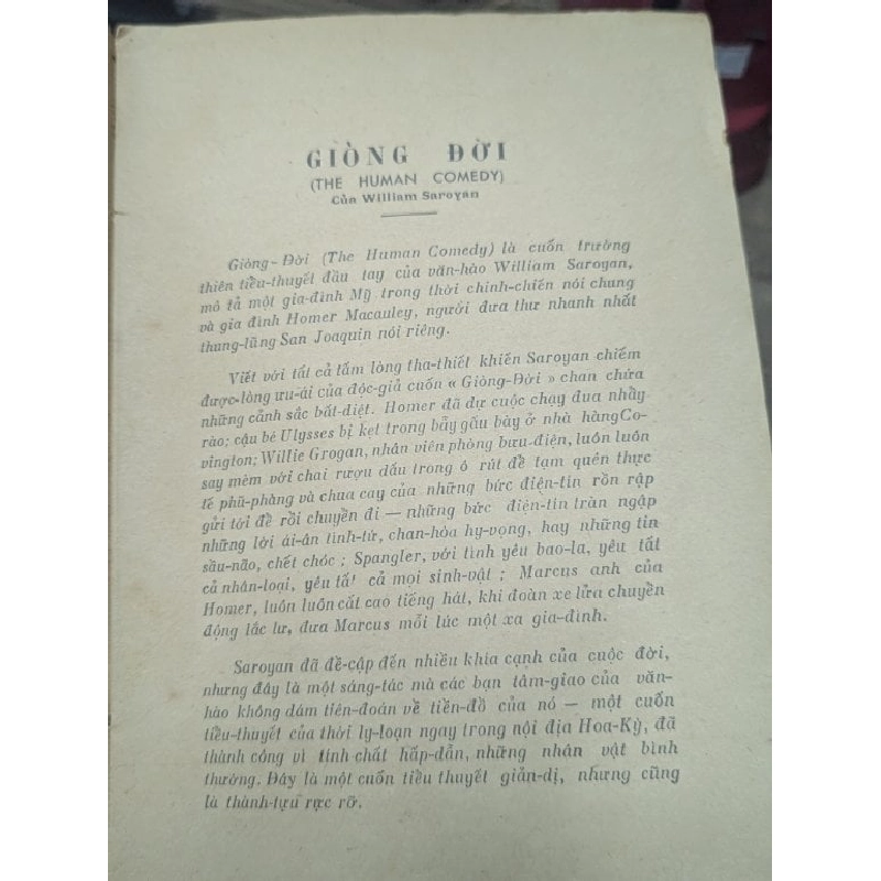 Giòng đời - William Saroyan ( bản dịch của Đoàn Châu ) 746572