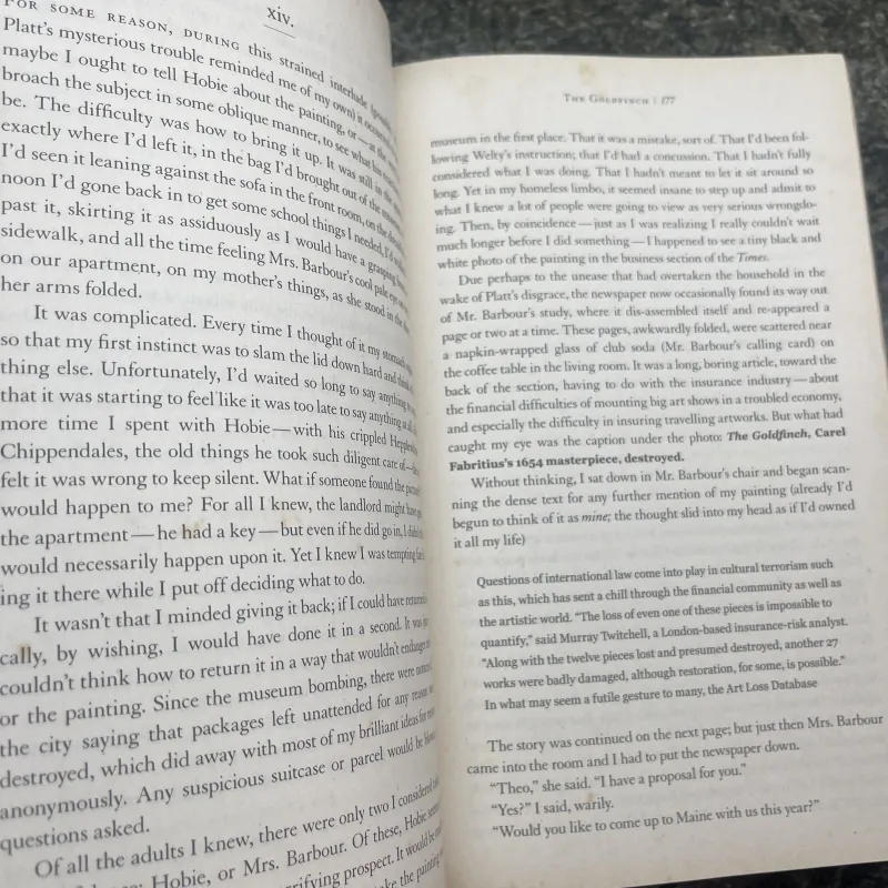 The goldfinch Donna Tartt 762272