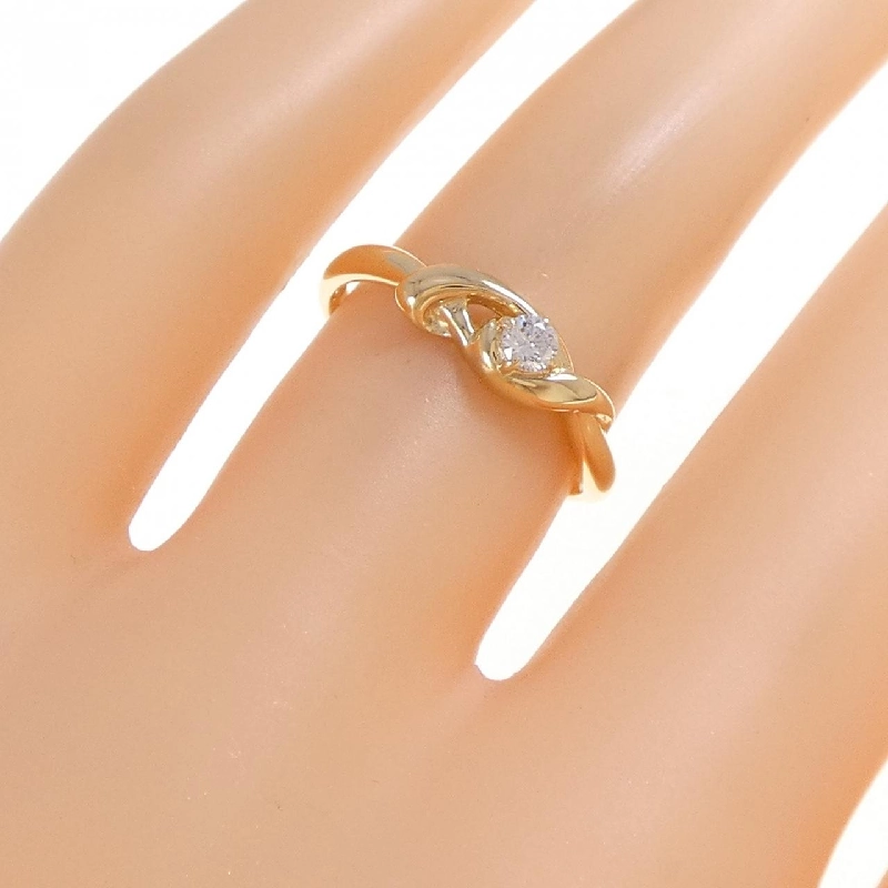 Nhẫn kim cương K18YG 669459