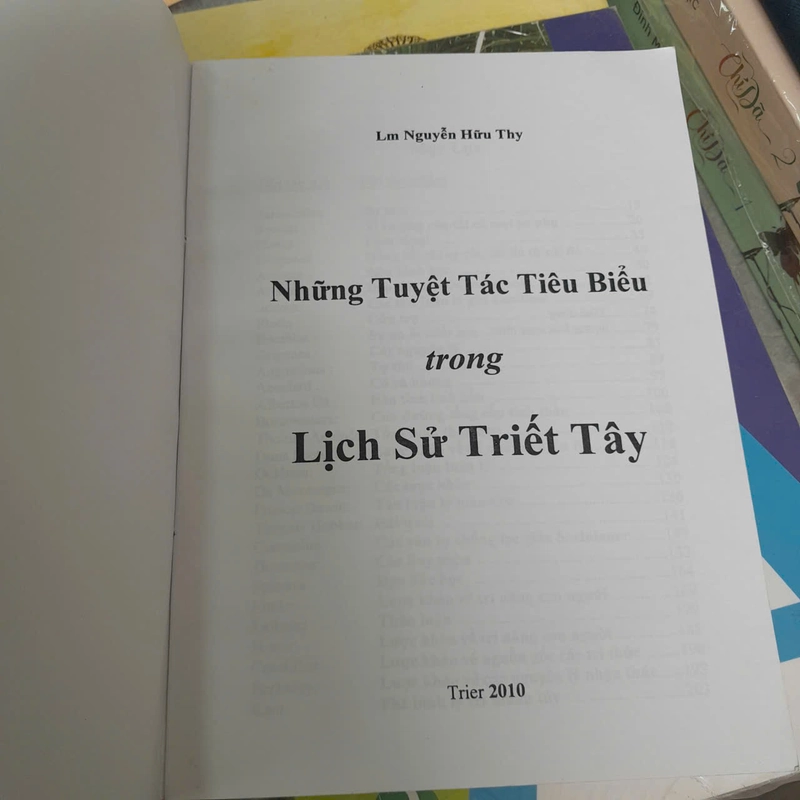 NHỮNG TUYỆT TÁC TIÊU BIỂU TRONG LỊCH SỬ TRIẾT TÂY - NGUYỄN HỮU THY 534264