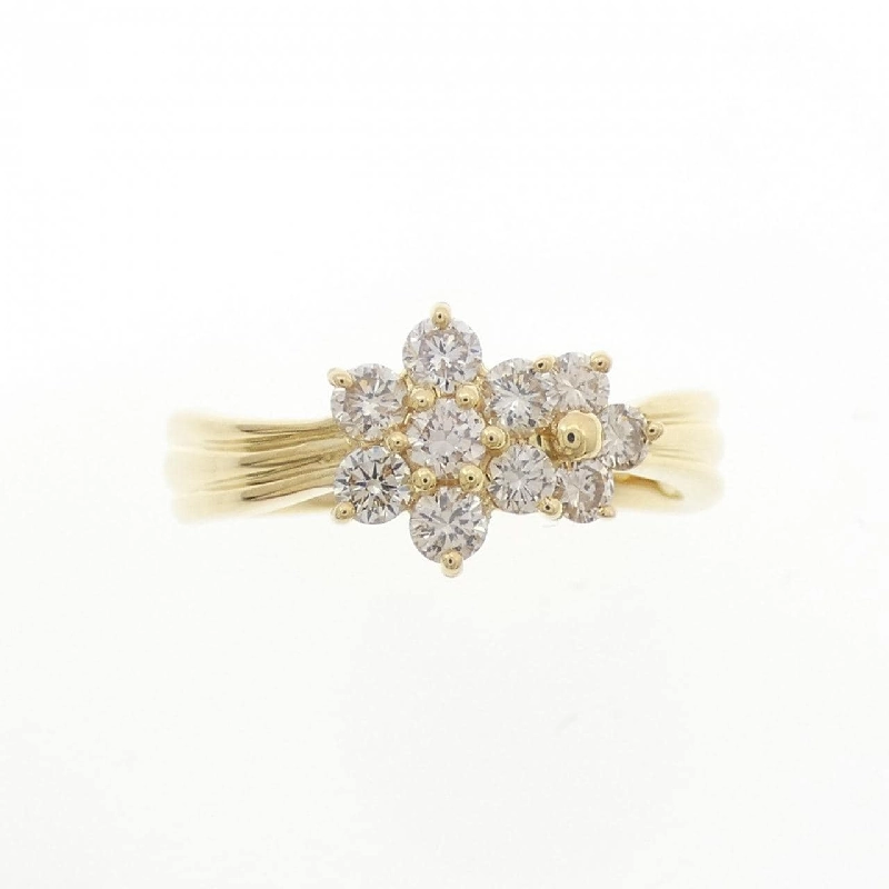 Nhẫn kim cương hoa K18YG 0.50CT - Hàng hiệu chính hãng 852908
