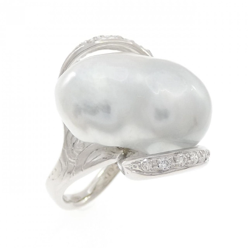 Nhẫn ngọc trai trắng PT900 668759