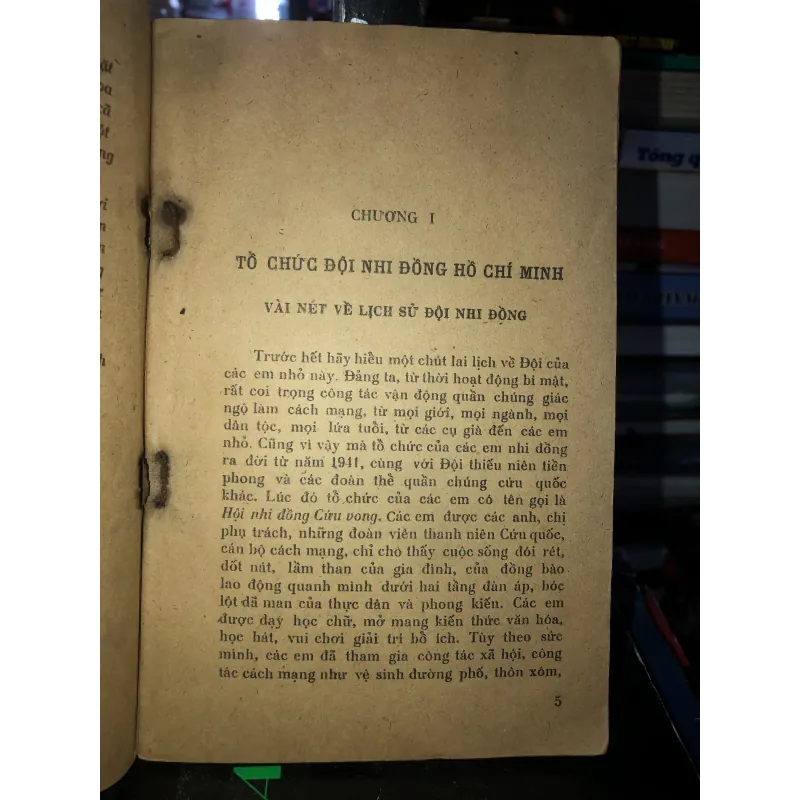 Công tác tổ chức và giáo dục đội nhi đồng Hồ Chí Minh  797478