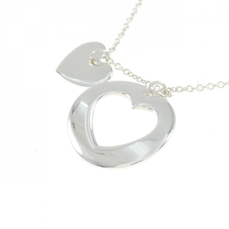 Dây chuyền hình trái tim Double Stencil Tiffany - Hàng hiệu Authentic 845887