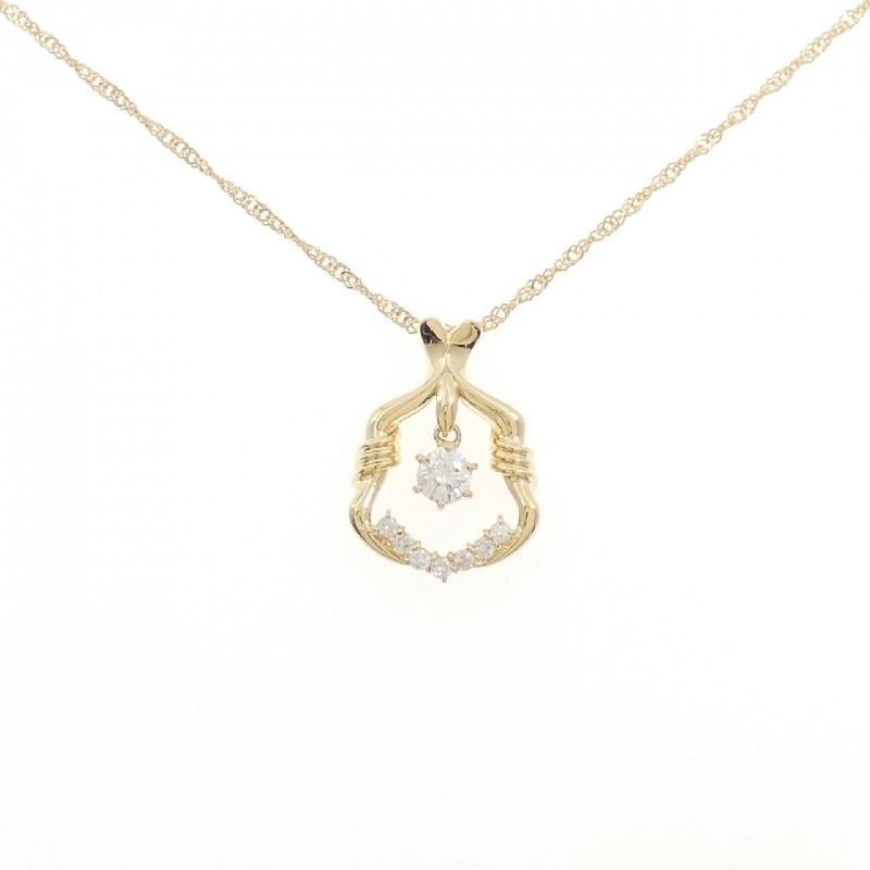 K18YG Dây chuyền kim cương 0.25CT - Hàng hiệu Authentic 860763