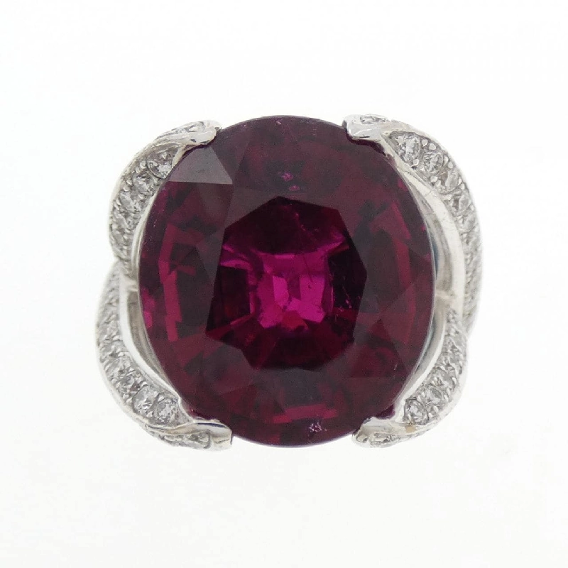 Nhẫn Tourmaline Rubellite K18WG 13.82CT - Hàng hiệu Chính hãng 849663