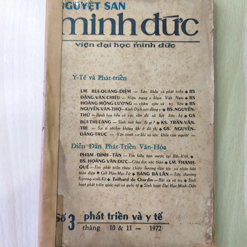 Nguyệt san Minh Đức
Số 3 xuất bản năm 1972
 563854