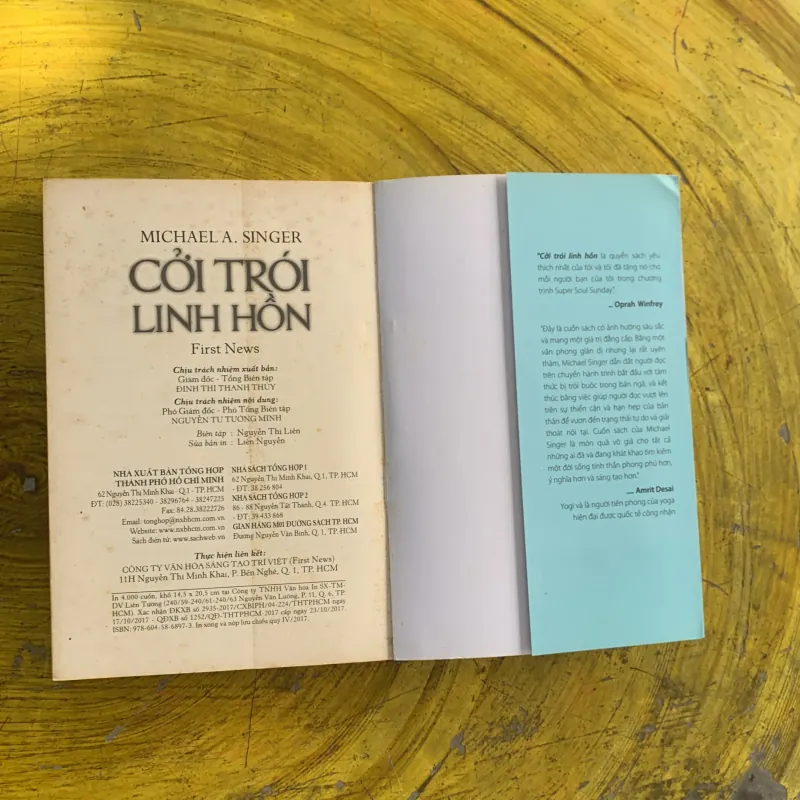 COMBO MICHAEL A. SINGER : CỞI TRÓI LINH HỒN & SỐNG ĐỜI TỰ DO 1037334