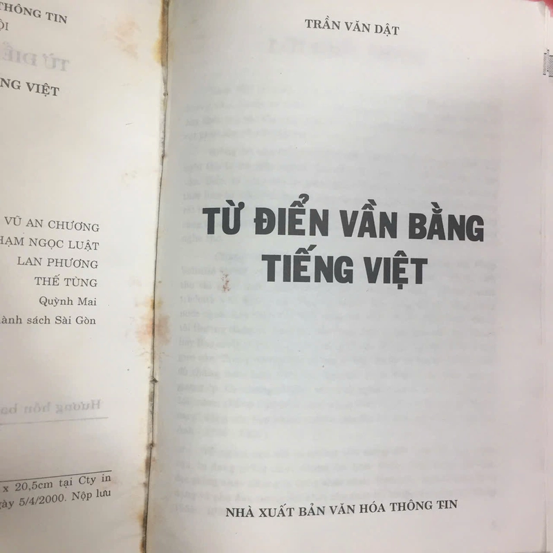 TỪ ĐIỂN VẦN TRẮC TIẾNG VIỆT & TỪ ĐIỂN VẦN BẰNG TIẾNG VIỆT 493368