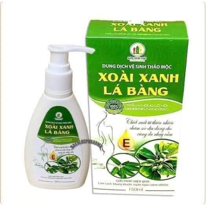 Dung dịch vệ sinh thảo mộc xoài xanh - lá bàng  117688