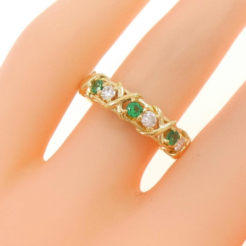 Nhẫn Emerald K18YG 0.18CT - Hàng hiệu Chính hãng 856822